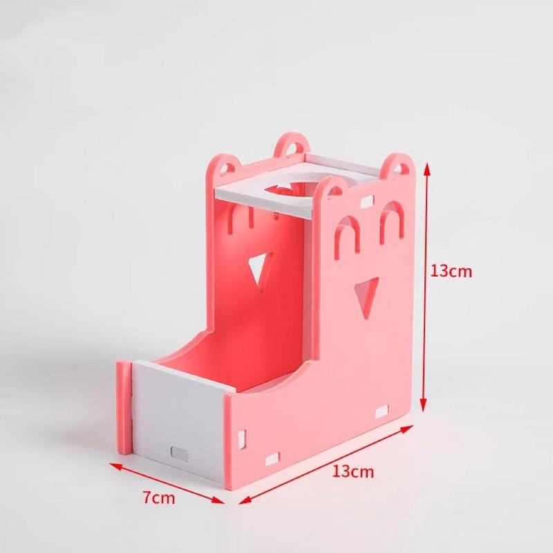 Hamster Automatischer Tränke 2 in 1 Futterspender Hamster Niedlicher Mini Futterspender Hängender Futternapf Futterspender Meerschweinchen Eichhörnchen Zubehör