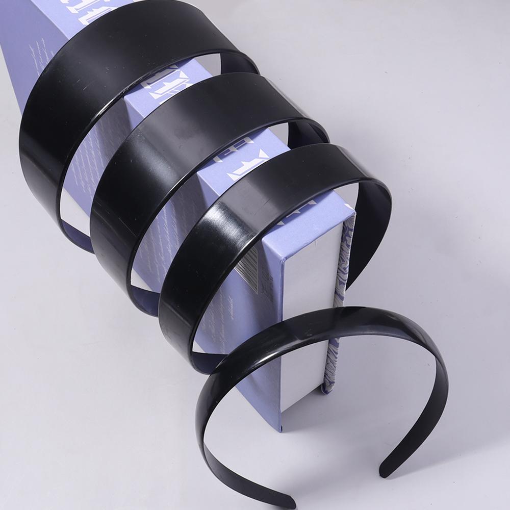 5pcs 1.8/2.8/3.8/4.8cm Wide Black Hairbands Simple Headbands Hair Bands For Women Girls DIY Handmade Hair Decoration Accessories