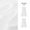 Semir Women's Summer Lace Color-Block Wide-Leg Cool-Feel Pants
