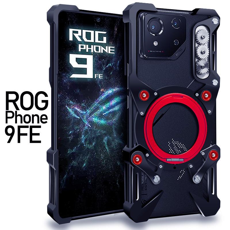 

Aluminum Frameless Case For ROG Phone 9 FE ROG 9FE Rotating Bracket Shell Metal Rimless Shockproof Cover Asus ROG Phone 9 FE чорний