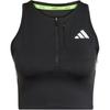 (WMNS) Adidas Adizero Running Gel Pocket Crop Top 'Black' Women's JN7162