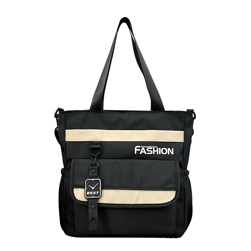 Unisex Durable Tote Bag: Large Capacity, Scratch & Wear-Resistant, Lightweight Crossbody for Students & Professionals.