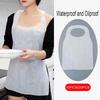 Non-Woven Waterproof Aprons, Disposable, Oil Proof, Anti-Fouling, Perfect for Hotpot Cooking - 10 Pieces
