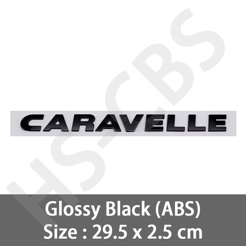 ABS Auto Kufr Karoserie Písmena Slova Logo Odznak CARAVELLE Znak Samolepky Znak Caravelle Písmeno 7H9853687739 Příslušenství