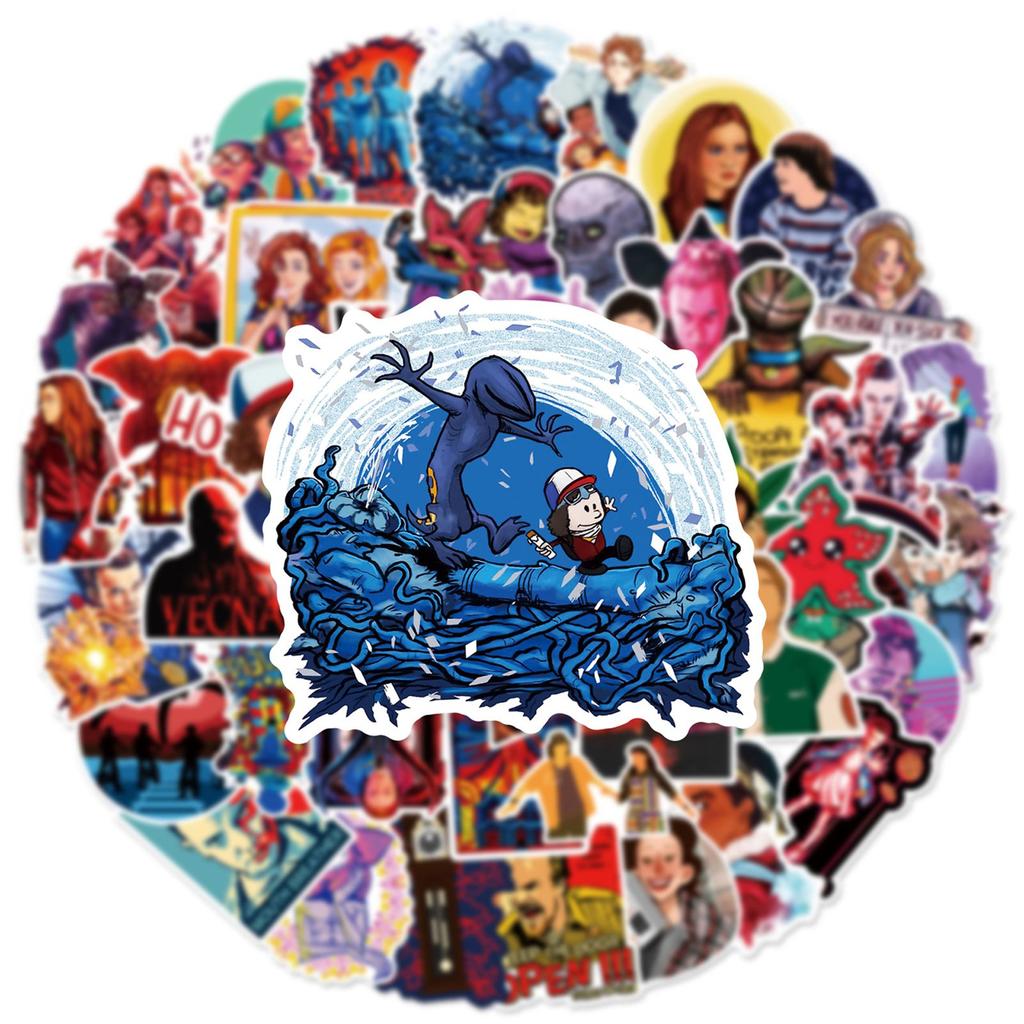 100pcs Stranger Things Stickers W 316 W 1448