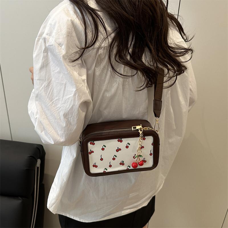 Summer New Stylish Small Square Bag Fashionable Simple Style Casual Crossbody Shoulder Bag Square Handbag Purse