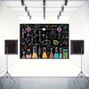 2D Chemistry Lab Backdrop Science Themed Birthday Photography Background