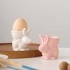 Adorable Rabbit Shape Eggs Cup Soft Boiled Eggs Holder Breakfast Kitchen Cooking Tool for Breakfast and Kitchen Decor