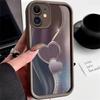Gilded Heart Phone Case for Apple iPhone 14 Pro, 15 Pro, and 16 Pro; Fits 17 Air.