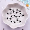 30pcs Resin Mini Colorful Painted Cartoon Ghosts Bat Pumpkin Spider Bat Candle Figurines Flat Back Nail Art DIY Scrapbook M437 H