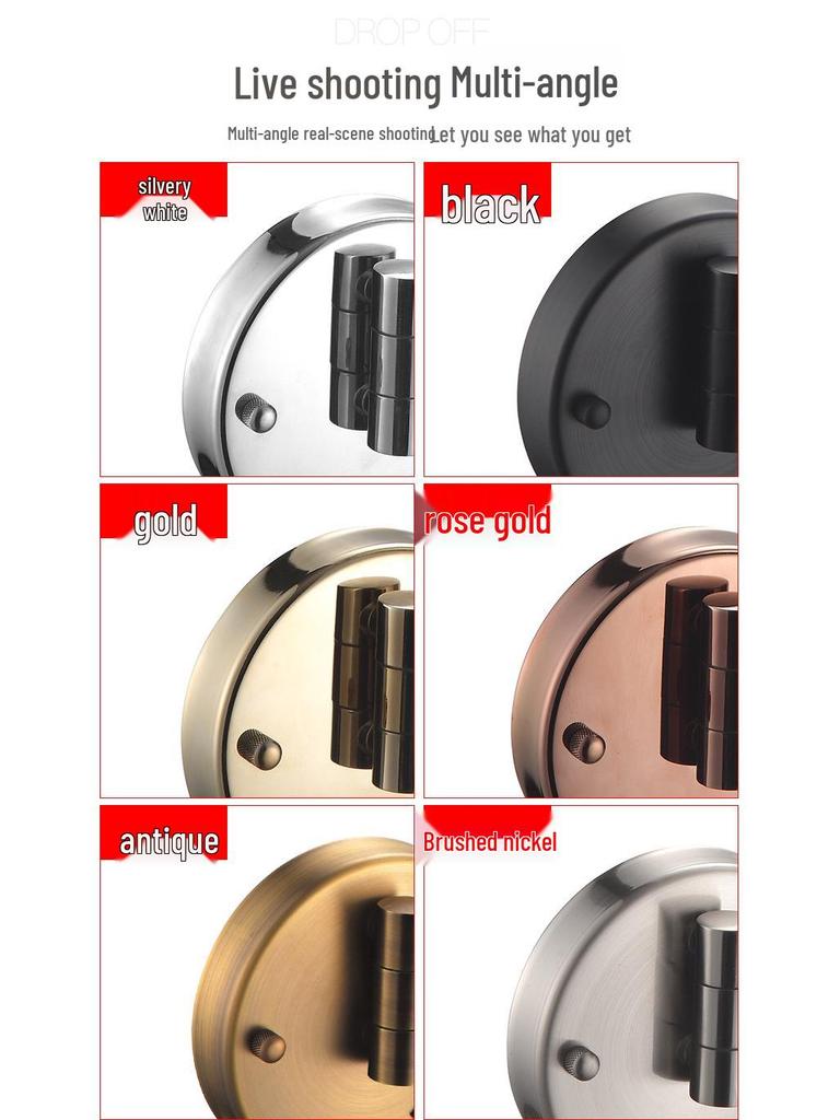 Wall-Mounted LED Touch Makeup Mirror with Recessed Wiring, Telescopic Fold, for Hotel Bathrooms