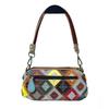 Bag Women'S Shoulder Bag Handbag Splicing Texture Retro Shoulder Messenger Bag