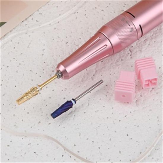 Pro 5 em 1 Carbide Nail Brocas Bur Mix Cortes 3/32" Nail Salon Fresas Cortadores Duráveis Gel Cutícula Polimento Manicure Acessório