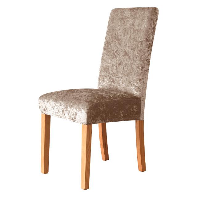 Shiny Fabric Chair Cover Used For Dining Room Kitchen Wedding Banquet Event Spandex Elasticized Chair Covers Exquisite New Home Decor Seat Case
