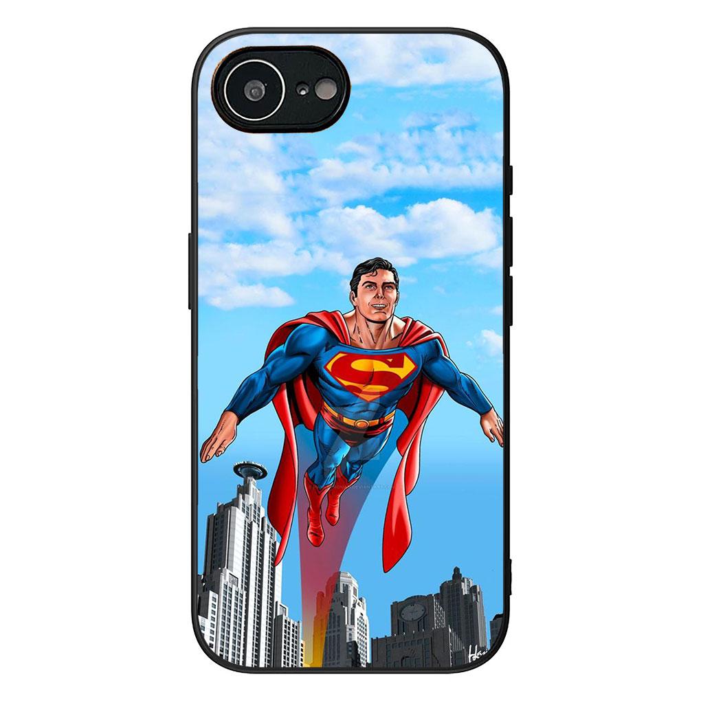 

Super Hero DC Comics Supermans Phone Cover for Apple iPhone 13 12 Mini XS 11 Pro Max 7 8 Plus + XR SE 2022 2020 SE3 Soft Case iPhone 13 Pro
