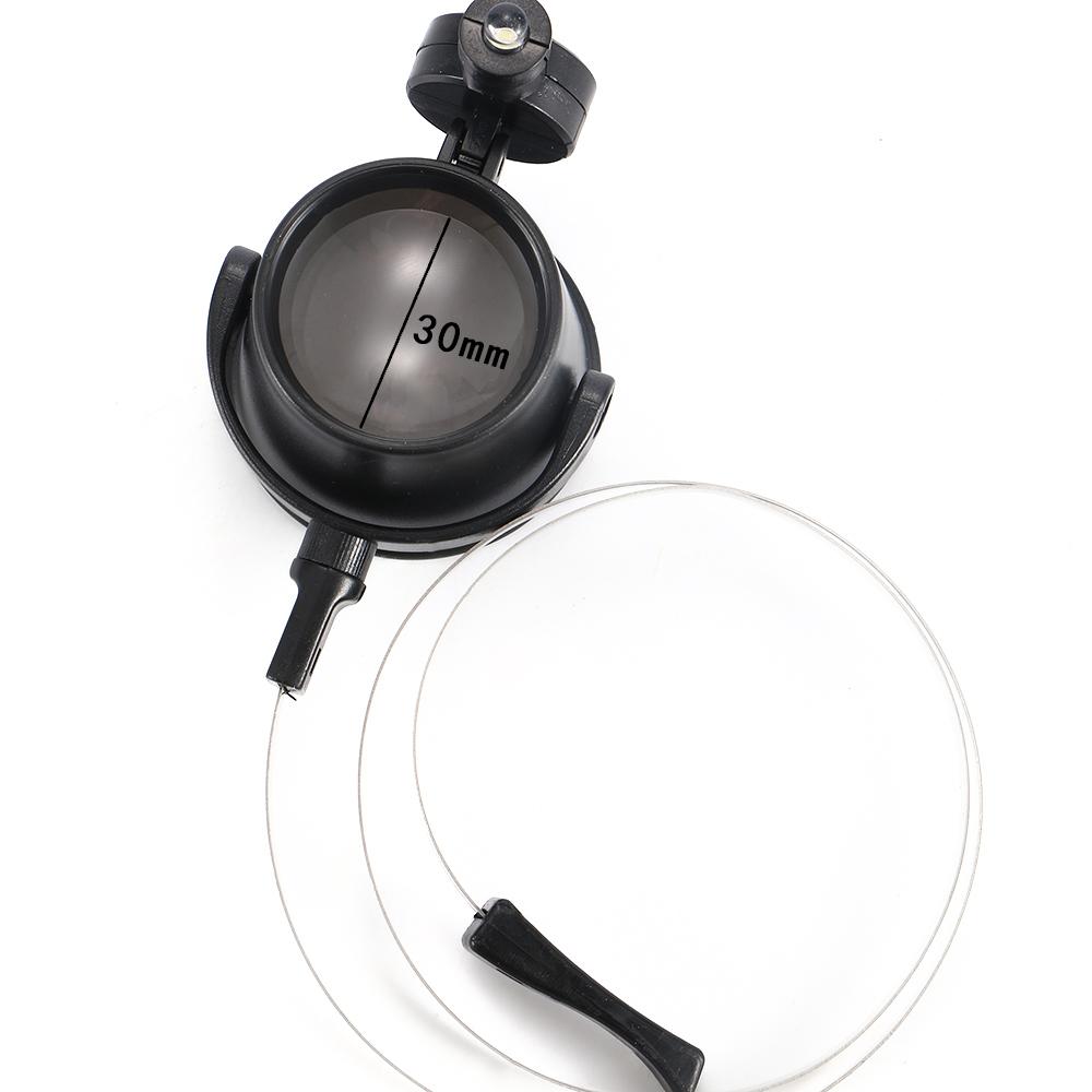 Repair Steel Removable Eye Glass Led Head Watchmakers 15X Magnifier Loupe Circuit Jewelers