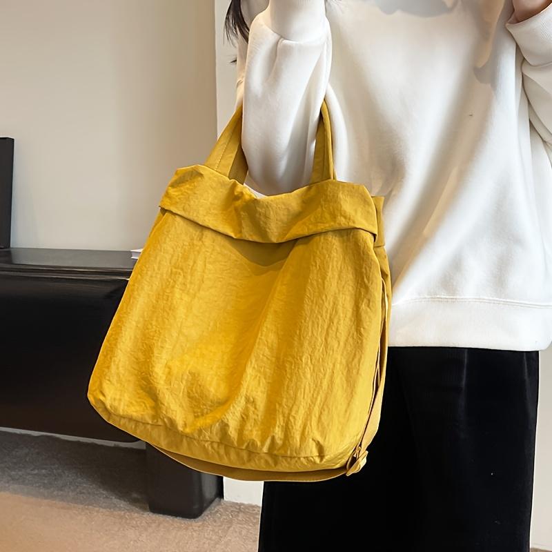 Women'S Stylish Casual Large-Capacity Nylon Shoulder Bag, Lightweight Crossbody Bag fShopping And Travel Handbag.