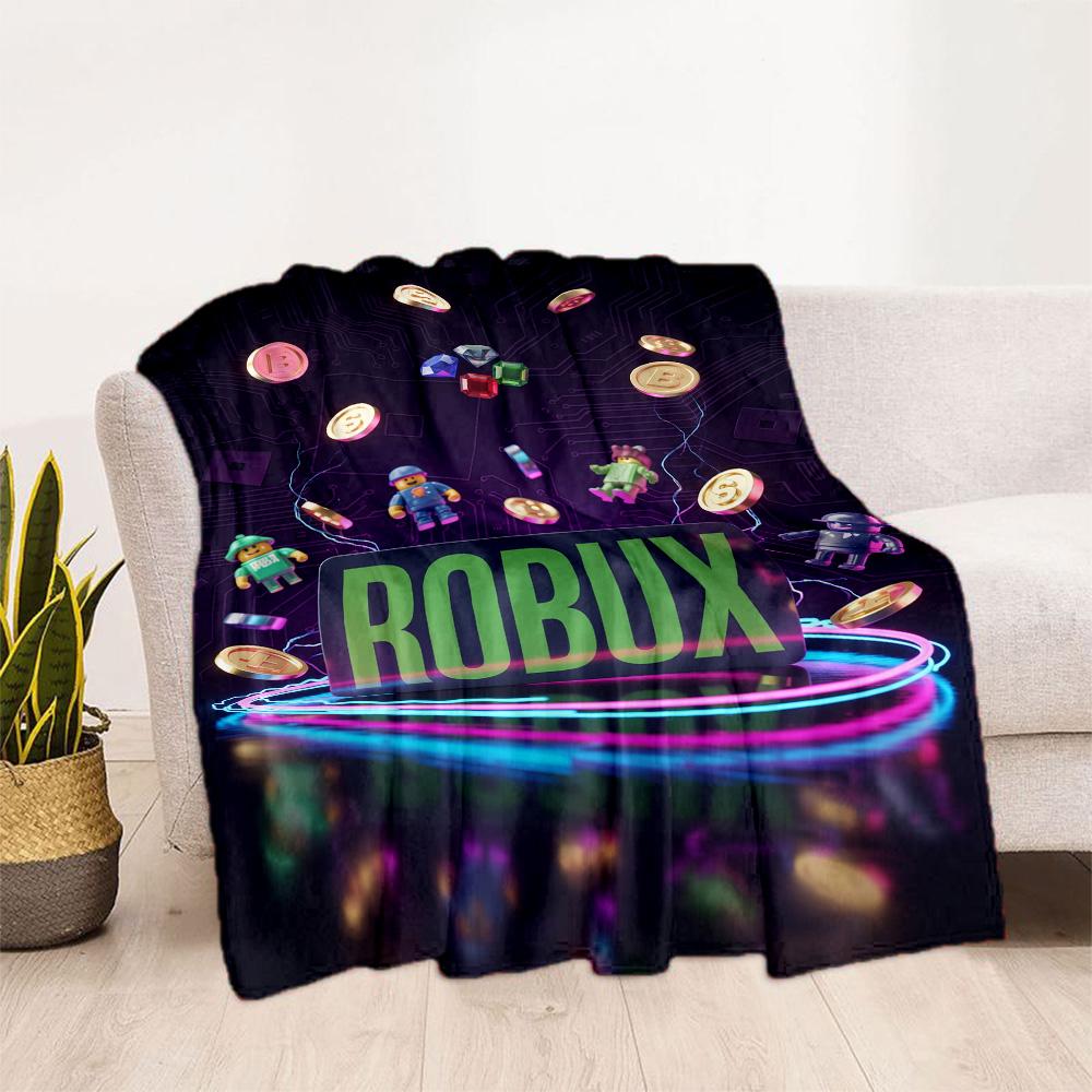Roblox 68 Coperta Morbida e Accogliente Ottima per Letti Sedie Picnic Uso in Tutte le Stagioni Stampa Digitale Miglior Regalo di Festa per Amici Famiglia
