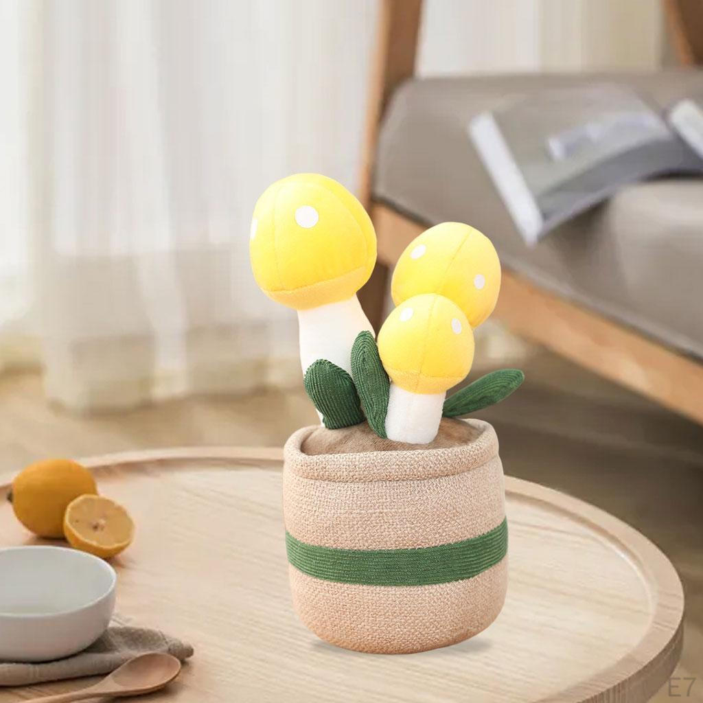 Cute Potted Plants Plush Toys, Lovely Stuffed Doll, Car office and home Drcorative Small Gadget for