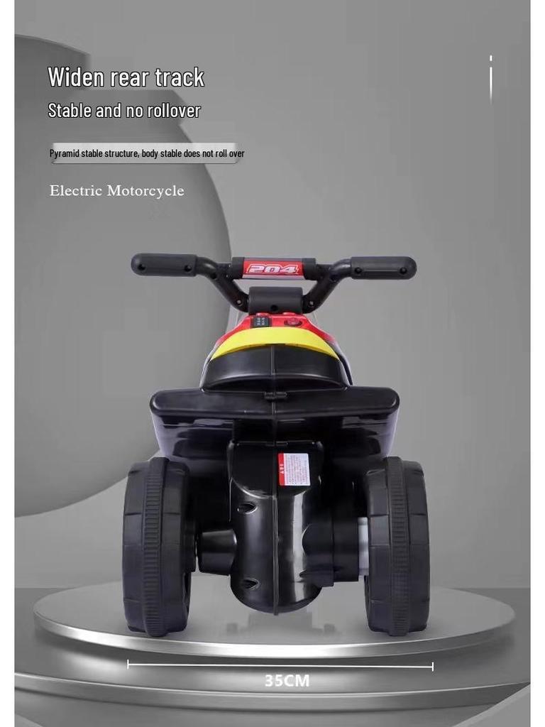 Kid's Electric Ride-On Tricycle: Self-Driving Toy Motorcycle for Toddlers.