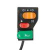 Motorcycle Switch 3in1 7/8\" Accessories Button DC 12V