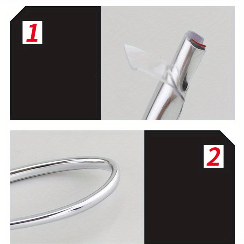 Verchromte Autotürkantenschutzleisten, Geräuschisolierende Dichtmasse Autotür Gummidichtungsleiste Schallisolierung Türschutz