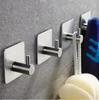 Stainless Steel Heavy Duty Adhesive Hook With Removable Design For Home Organization