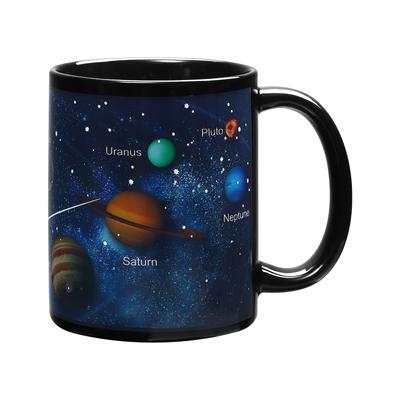 1pc Wärme Farbwechsel Tasse Solar System Becher Keramik Kaffee Becher Trinken Tasse (330ml)