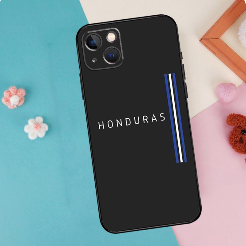 Honduran Flag Phone Case For iPhone 16 15 14 13 12 11 Pro Max Plus Mini XR 16e Funda Silicone Back Cover
