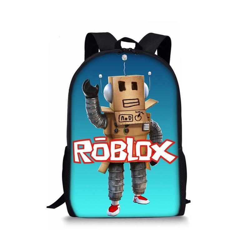Plecak Roblox o dużej pojemności i z płynnie działającymi podwójnymi zamkami błyskawicznymi do szkoły i podróży