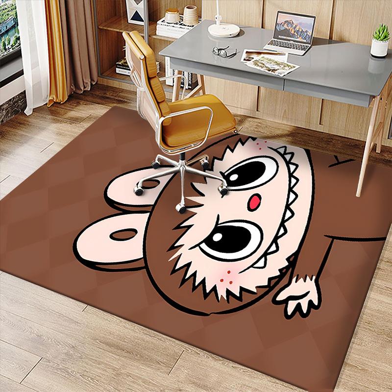 labubu Printed Absorbent Washable Carpet, Non-Slip Bathroom Mats, Kitchen Rugs, Yoga Mat,Living Room Entrance, Camping Picnic Rugs