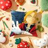 Cushion Cover Plush Fabric Soft DoubleSided Printed Sofa Warm Winter Home Gift Pillow Cover FFullmetal AAlchemist Anime