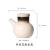 Japanese Cooking Ceramic Oil Bottle Oil Jar Kitchen Oil Pot with Lid Small Soy Sauce Flavor Oil Bottle Vinegar Bottle Household
