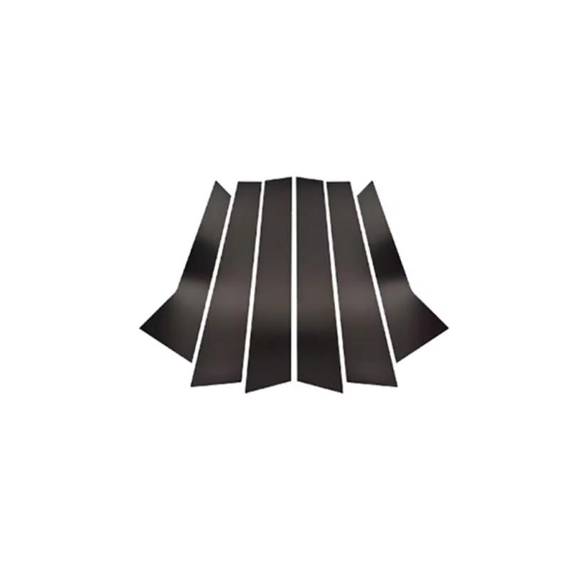 6pcs Car Window Trim Cover For Kia Seltos SP2 SP2i SP2c 2021 2025 2025 2024 2025 Pillar B Column Door Stickers Gloss Accessories