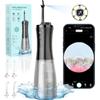 Water Flosser with Camera for Teeth, VITCOCO Visual Water Dental Flosser Waterpik with 3-Nozzle, Rechargeable Water Pick with 12-Gear and IPX7