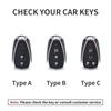 Car Key Case Cover Protective Shell For Chevrolet Chevy Malibu Camaro Cruze Traverse Spark Equinox Sonic Volt Suede Car Keychain