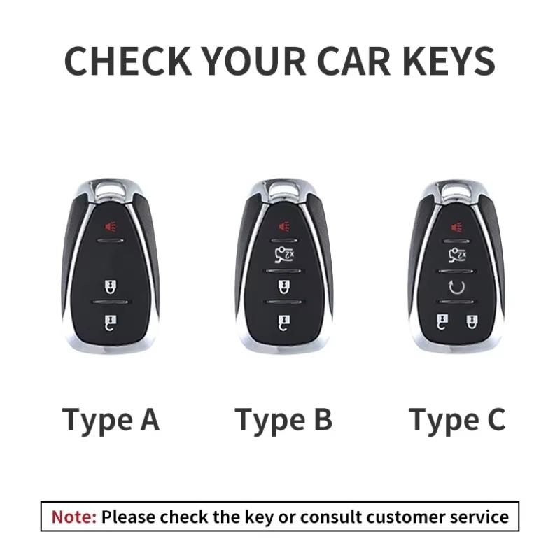 Car Key Case Cover Protective Shell For Chevrolet Chevy Malibu Camaro Cruze Traverse Spark Equinox Sonic Volt Suede Car Keychain