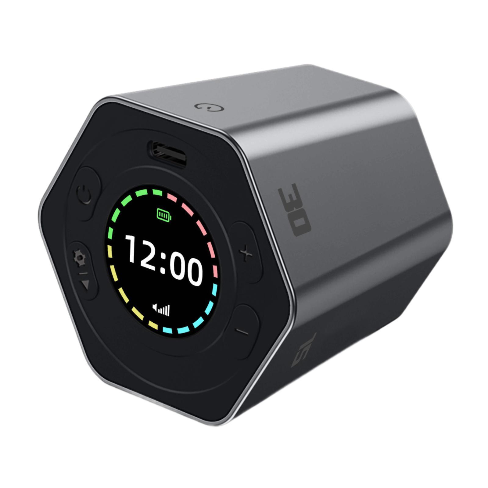 Productivity Cube Timer Magnetic Flip Timer for Meetings Cooking Meeting серый