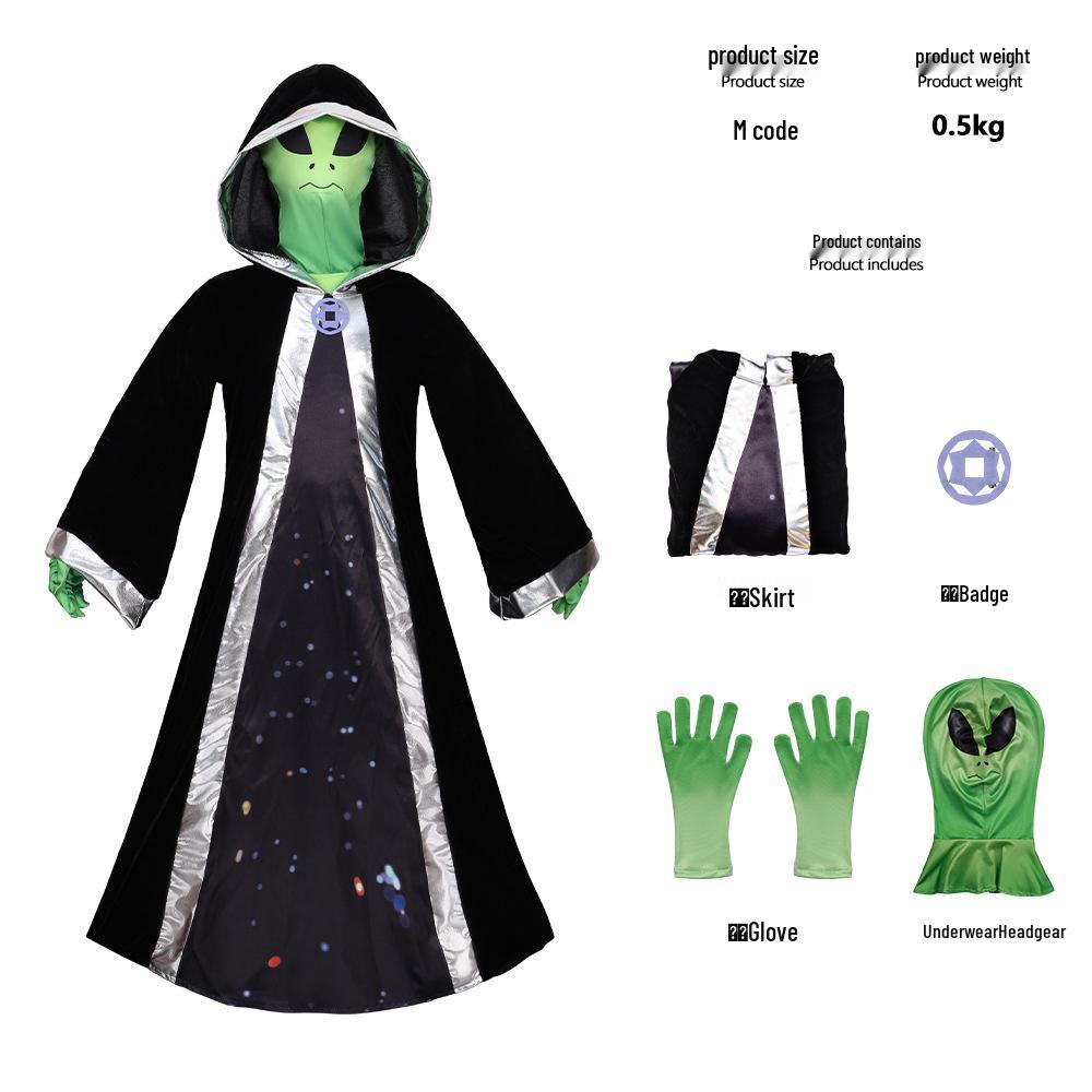 Neuer grüner außerirdischer Jumpsuit für Bühnenauftritte