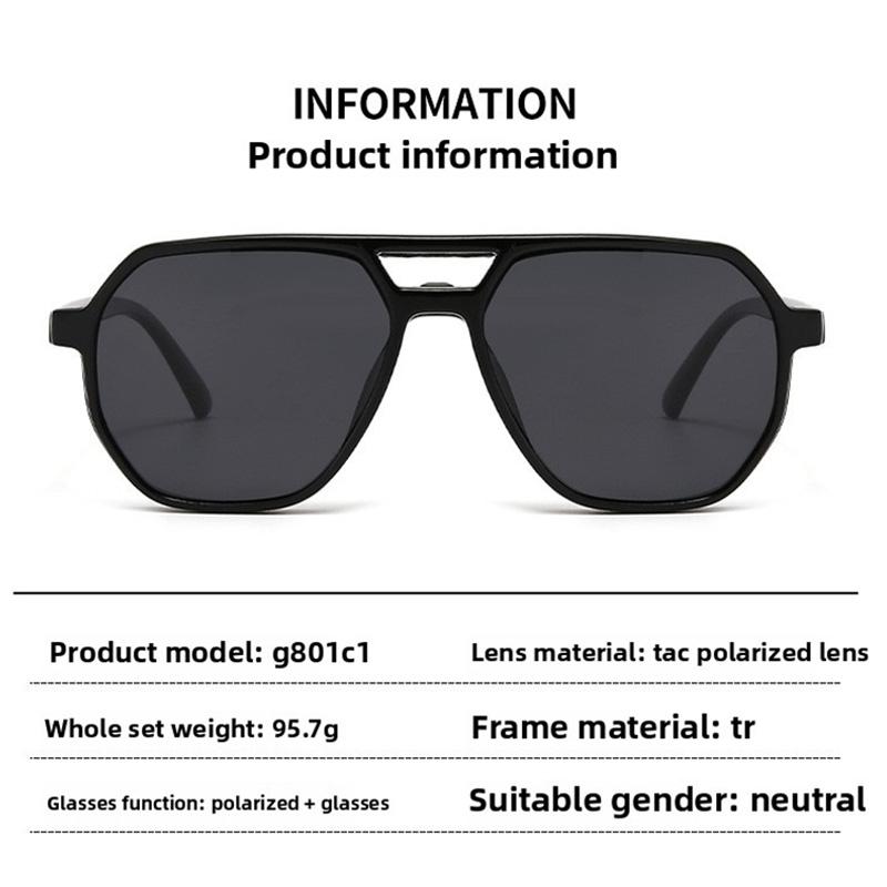 1/3 In 1 Magnetic Sunglasses Set Bright Black Night Vision Clip-on Myopia Glasses Frame Customizable