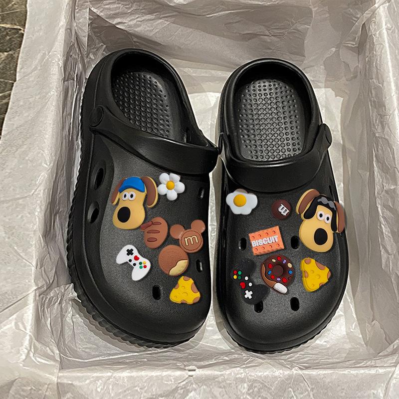 Slippers new summer outer wear thick-soled soft-soled heightening Mori flat-bottomed slippers