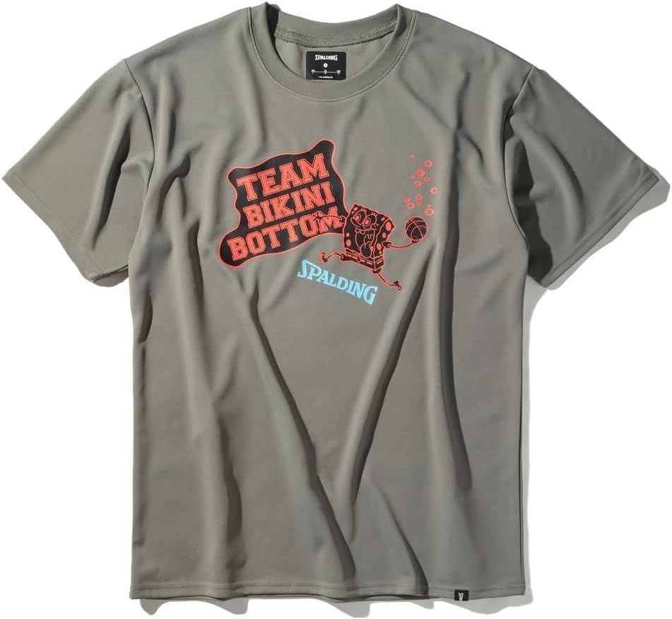

Spalding SpongeBob Team Bikini Bottom Stone T-Shirt, Size L, SMT25048S