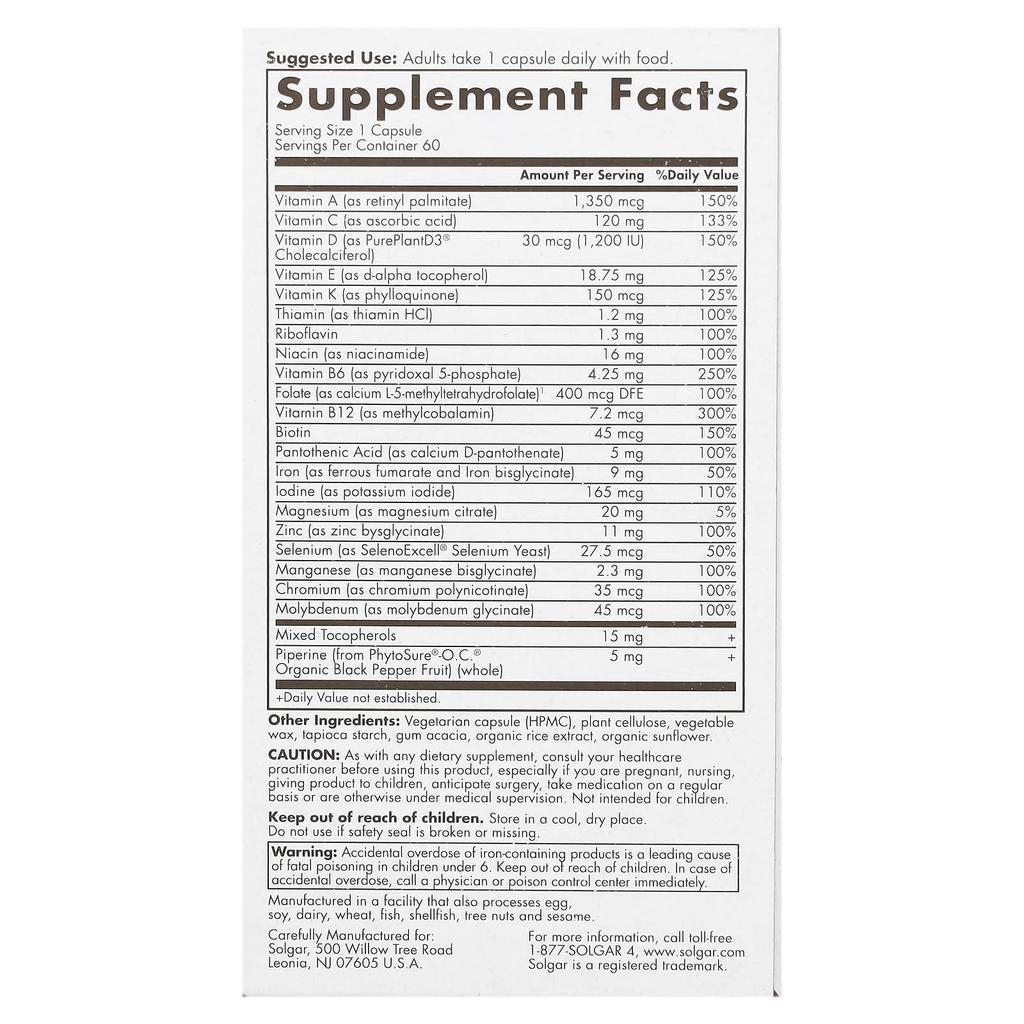 One Daily Women's Multi, 60 Capsules