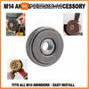 Self Tightening Lock Nuts Durable Locking Plate For M14 Angle Grinder Chuck Angle Grinder Flange Nuts Angle Grinder Accessories