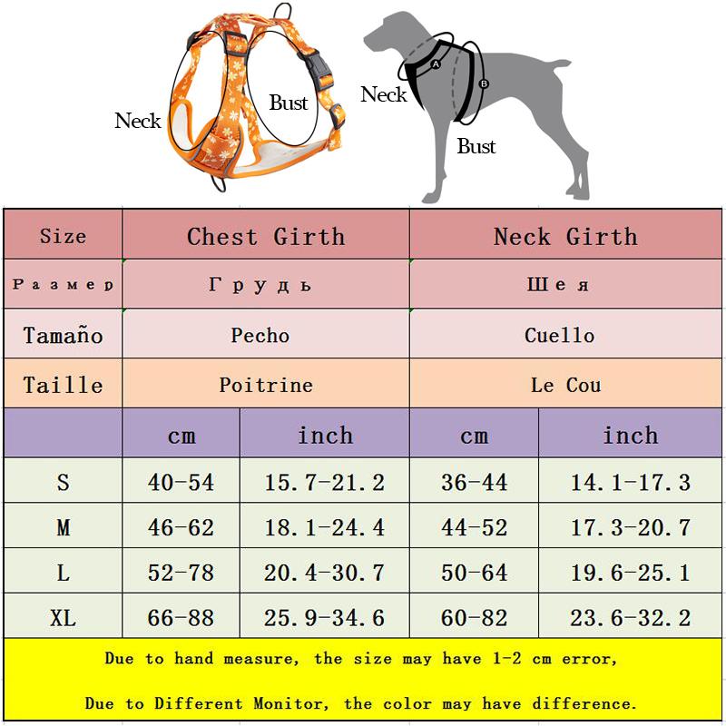 Big Dog Harness Reflective Pet Chest Strap French Bulldog Vest Harness for Medium Large Dogs Collar Labrador Walking Supplies