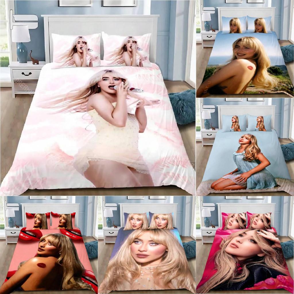 Duvet Carpenter Sabrina Cover Pillowcase Bedding Set Boy Girl Bedroom Decoration