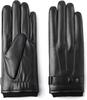 Winglos PU Leather Full Finger Gloves with Smartphone Cold Weather Fleece Soft and Windproof and Perfect for Outdoor One Size Fits All Men's