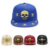 Unisex Skeleton Label With Drill Hip-hop Hats Outdoor Wide-brimmed Street Dance Cap Fashion Casual Baseball Caps Sunscreen Hat