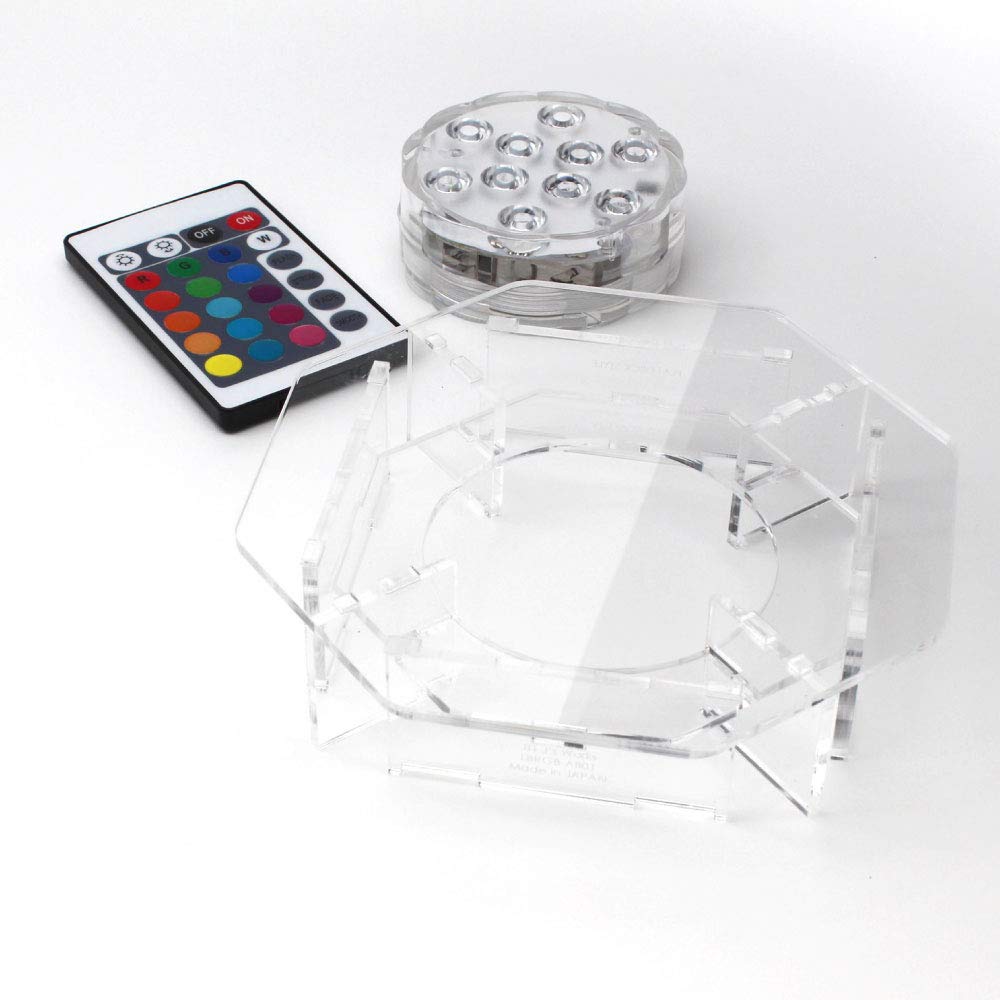 

Figure stage light up base AB1 type set LEDBASE-RGBR