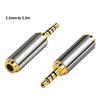 3.5mm Female To 2.5mm Male Audio Adapter Converter Phone Left Right Mono
